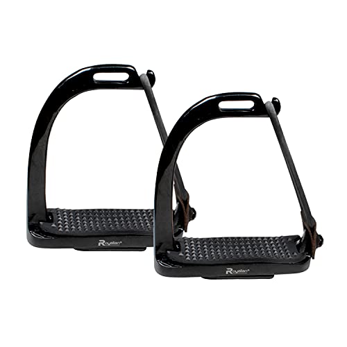 Black Non-Slip Peacock Stirrup for Equestrians