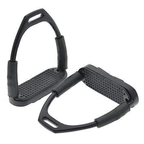 Flexible safety stirrups for horse riders