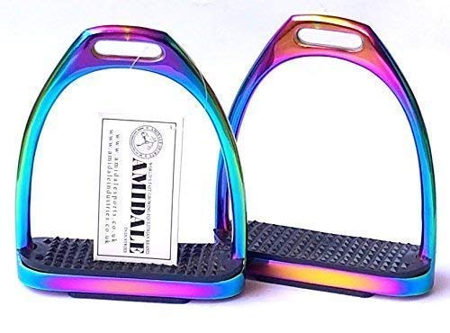 Rainbow Gloss Stirrups for Horse Riding