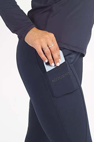Ladies' Silicone Grip Riding Tights with Pockets