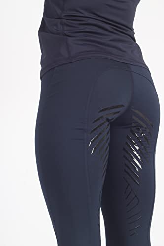 Ladies' Silicone Grip Riding Tights with Pockets