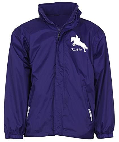 Personalised Purple Girls' Horse Riding Jacket - Age 11-12