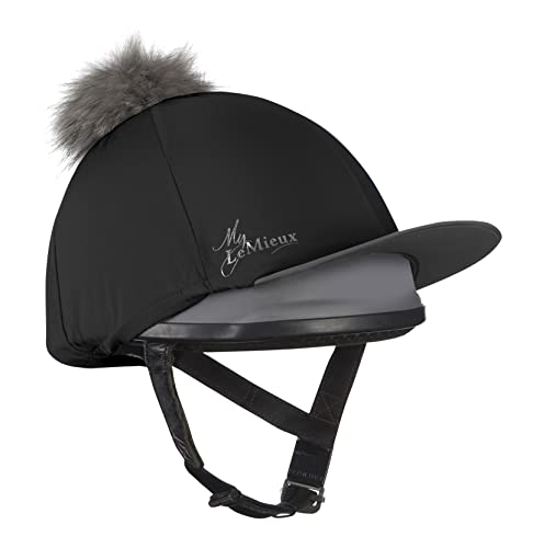 Black LeMieux Pom Pom Hat Silk - Equestrian Coordinated Gear