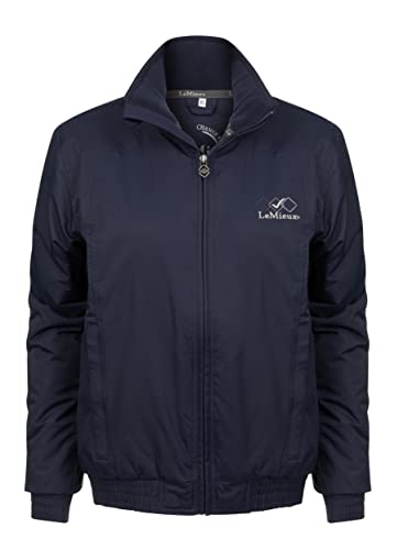 Women's Navy LeMieux Crew Jacket - Water and Wind Resistant