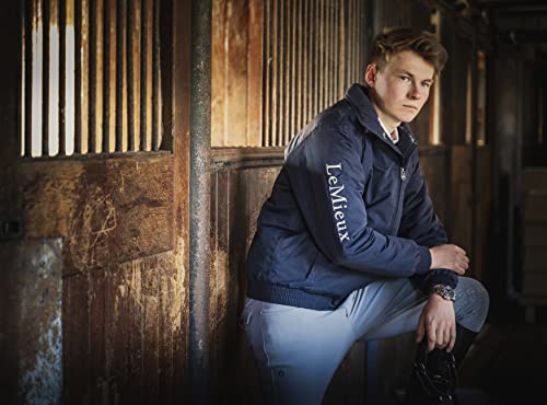 Women's Navy LeMieux Crew Jacket - Water and Wind Resistant