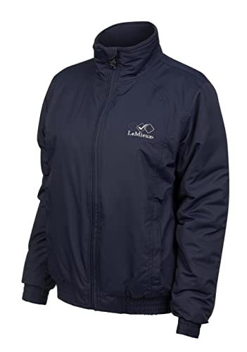 Women's Navy LeMieux Crew Jacket - Water and Wind Resistant