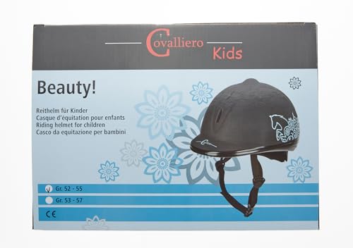 Youth Black Cavalliero VG1 Riding Helmet
