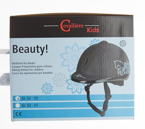 Youth Black Cavalliero VG1 Riding Helmet
