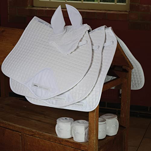 Weatherbeeta Prime Dressage Saddle Pad - White - Breathable - Dressage Saddle Pad