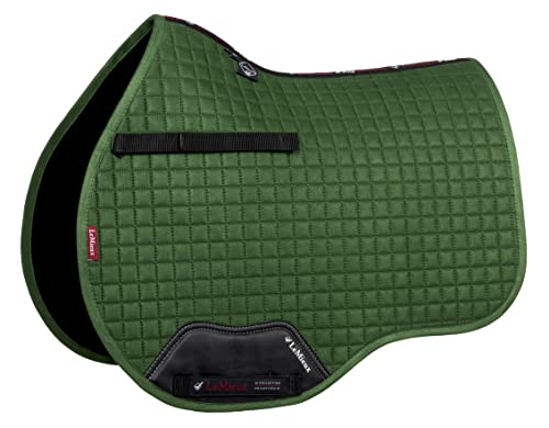 LeMieux Suede Square Saddle Pad - Hunter Green