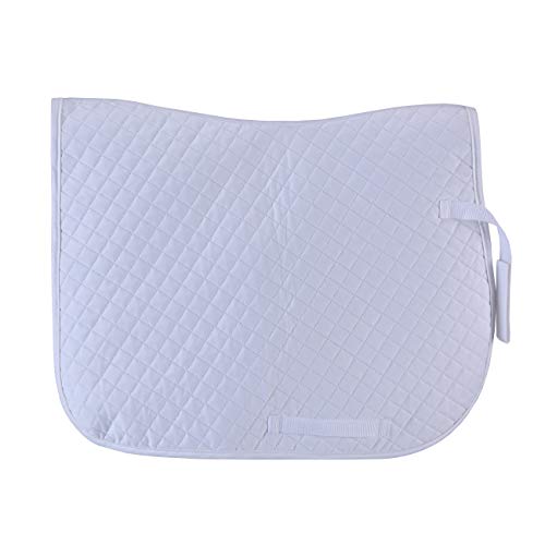 Cotton Quilted All Purpose Dressage Saddle Pad Comfort English Saddle Pad - Horse Riding Pad