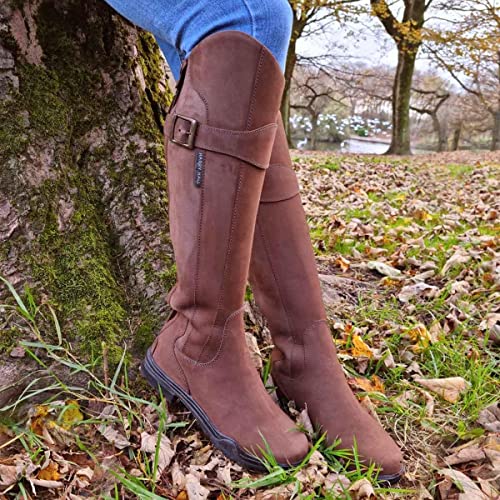 Women's Leather Long Riding Boots by Harry Hall