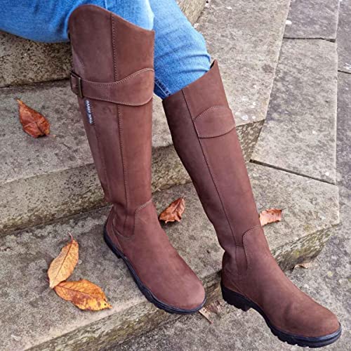 Women's Leather Long Riding Boots by Harry Hall