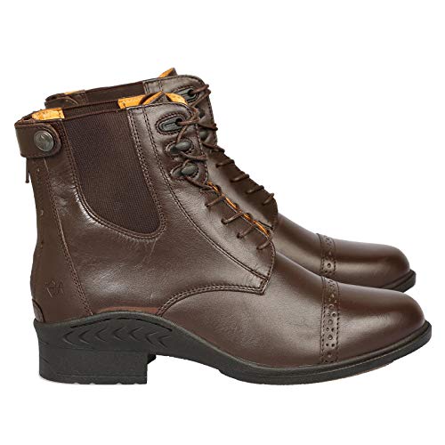 Ladies Equestrian Paddock Boots with Cap Toe