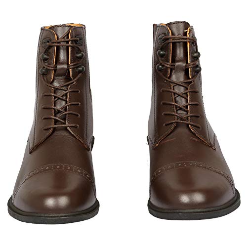 Ladies Equestrian Paddock Boots with Cap Toe