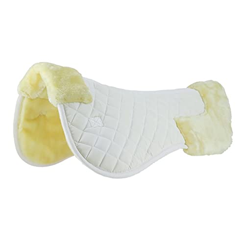 Padded Faux Sheepskin Riding Back Pad