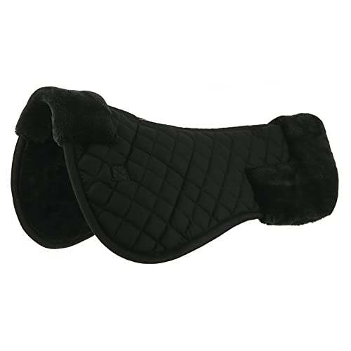 Padded Faux Sheepskin Riding Back Pad