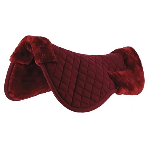 Padded Faux Sheepskin Riding Back Pad