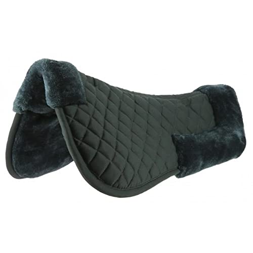 Padded Faux Sheepskin Riding Back Pad