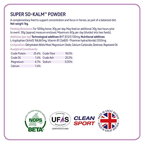 So Kalm Powder - Premium Horse Supplement