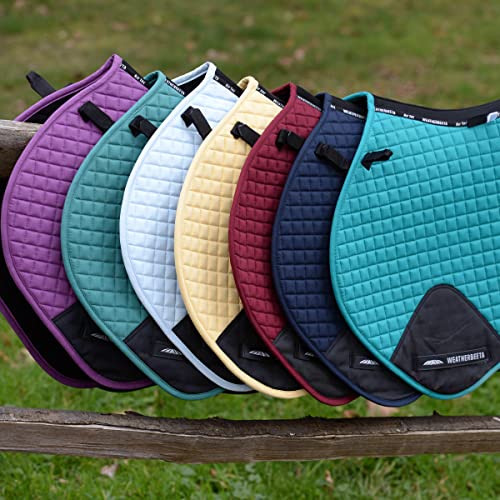 Weatherbeeta Prime Jump Shaped Saddle Pad - White - Breathable - Jump Saddle Pad