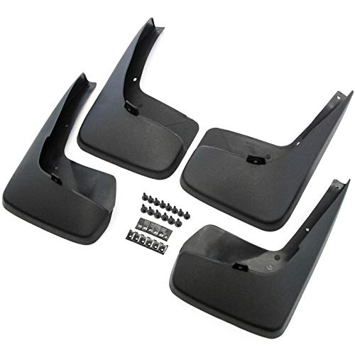 Red Hound Auto Premium Heavy Duty Molded Compatible with Chrysler Town & Country 2011-2017 Mud Flaps Splash Guards w o Running Boards 4pc Set