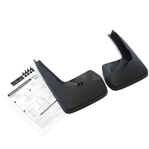 Red Hound Auto Premium Heavy Duty Molded Compatible with Chrysler Town & Country 2011-2017 Mud Flaps Splash Guards w o Running Boards 4pc Set