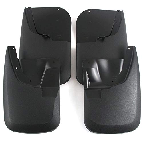 Red Hound Auto Heavy Duty Molded Mud Flaps Compatible with Ford Super Duty F250/F350 2011-2016 Mud Guards Splash Front & Rear 4pc Set (for Trucks Without Fender Flares)