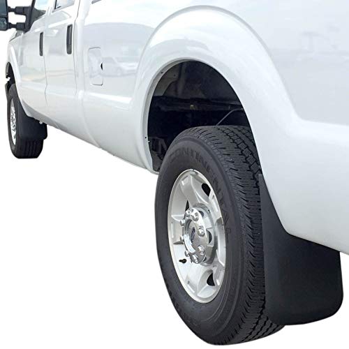 Red Hound Auto Heavy Duty Molded Mud Flaps Compatible with Ford Super Duty F250/F350 2011-2016 Mud Guards Splash Front & Rear 4pc Set (for Trucks Without Fender Flares)
