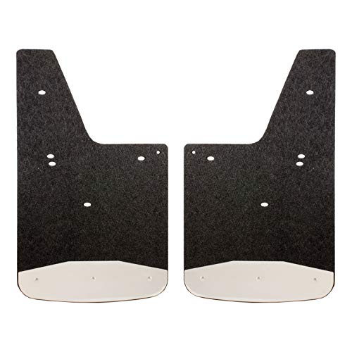 LUVERNE 251660 Front or Rear 12-Inch x 20-Inch Textured Rubber Mud Guards, Select Nissan Titan, XD , Black