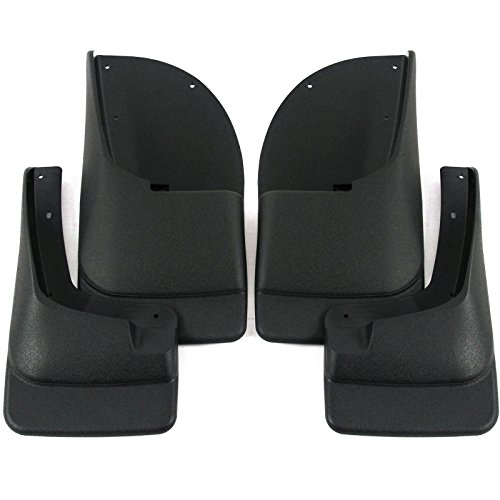 Red Hound Auto Molded Mud Flaps Compatible with Ford 1999-2007 F250 F350 & 2000-2005 Excursion Mud Guards Splash Front Rear 4pc Set (Without Fender Flares)