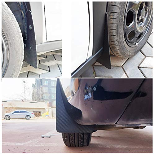 Universal Front or Rear 2pcs Mud Flaps Splash Guards Mudguards Carbon Fiber effect Mudflaps Car Auto Van SUV Pickup Accessories
