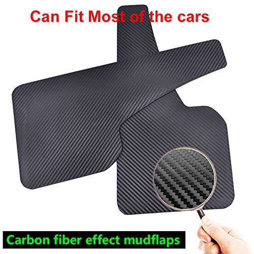 Universal Front or Rear 2pcs Mud Flaps Splash Guards Mudguards Carbon Fiber effect Mudflaps Car Auto Van SUV Pickup Accessories
