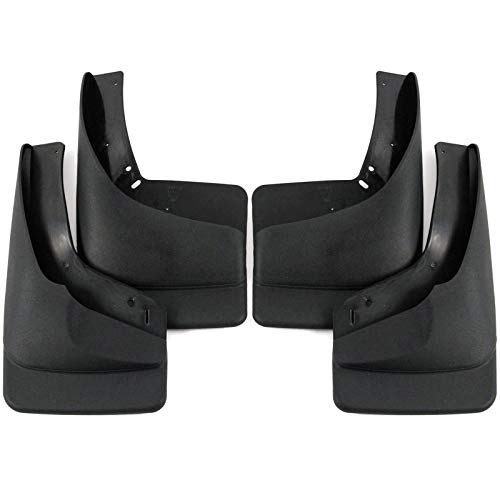 Red Hound Auto Heavy Duty Molded Mud Flaps Compatible with Chevrolet GMC Silverado Sierra 1999-2007 (fits Vehicles with OEM Flares Only) Front and Rear 4 Piece Set