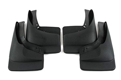 Red Hound Auto Heavy Duty Molded Mud Flaps Compatible with Chevrolet GMC Silverado Sierra 1999-2007 (fits Vehicles with OEM Flares Only) Front and Rear 4 Piece Set