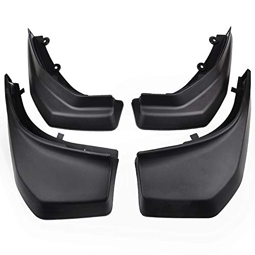 XUKEY Auto Molded Splash Guards for Range Rover Evoque Pure Prestige 2012-2018 Mud Flaps - Front & Rear 4 Pieces Set