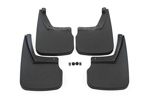 Red Hound Auto Heavy Duty Molded Mud Flaps Compatible with Chevrolet Tahoe 2015-2020 - Front & Rear 4pc Set Splash Guards