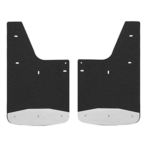 LUVERNE 251510 Front or Rear 12-Inch x 20-Inch Textured Rubber Mud Guards, Select Chevrolet Colorado, GMC Canyon , Black