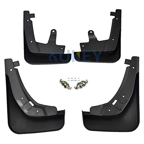 XUKEY Set Molded Mud Flaps for Audi Q5 FY 2018 2019 2020 Mudflaps Splash Guards Mud Flap Mudguards Fender Front Rear Accessories