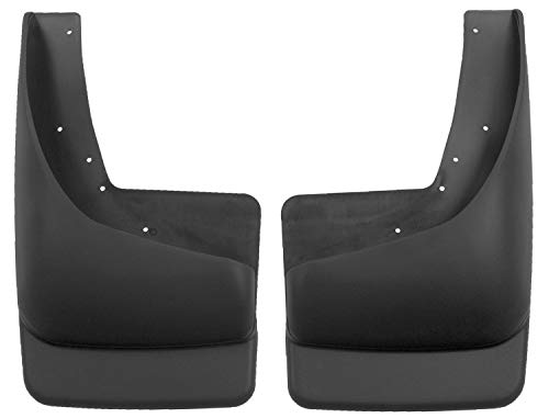 Husky Liners - Rear Mud Guards | 1999 - 2007 Chevrolet Silverado/GMC Sierra 1500, 2500/3500 w/ OEM Fender Flares, Rear Set - Black, 2 Pc. | 57211
