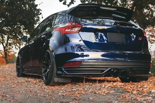 REK GEN Rally Mud Flaps Compatible w/Ford Focus 11+ (Carbon Fiber)