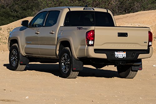 Toyota Tacoma Mud Flaps Gen3 (2016+) (Off-Road XL, White)