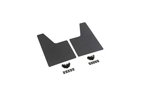 Red Hound Auto Modern Universal Splash Guards Fits Most Cars, Sedans, Small Vans, SUVs and Crossovers Front or Rear Driver and Passenger Mud Flaps Black Set with Hardware