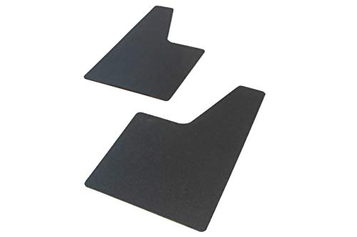 Red Hound Auto Modern Universal Splash Guards Fits Most Cars, Sedans, Small Vans, SUVs and Crossovers Front or Rear Driver and Passenger Mud Flaps Black Set with Hardware