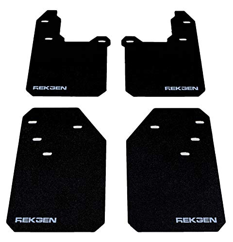 REK GEN Mud Flaps Compatible w/Tacoma Gen3 (2016+) (Stock, Gray)