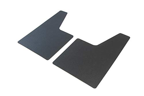 Red Hound Auto Modern Universal Splash Guards Fits Most Cars, Sedans, Small Vans, SUVs and Crossovers Front or Rear Driver and Passenger Mud Flaps Black Set with Hardware