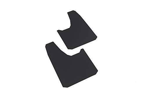 Red Hound Auto 2 Piece Modern Universal Splash Guards Fits Most Fits Most Mid-Size Trucks SUVs or Crossovers Front or Rear Driver and Passenger Mud Flaps Black 2pc Set with Hardware 9.5 x 15 Inches