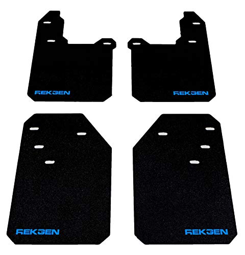 REK GEN Mud Flaps Compatible w/Toyota Tacoma Gen3 (2016+) (Stock, Light Blue)
