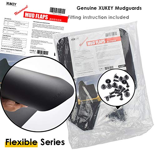 XUKEY for Mitsubishi Lancer Outlander Sport Evolution EVO X ix Mirage Strada L200 Set Mud Flaps Mudflaps Splash Guards Mudguards Fender Flares