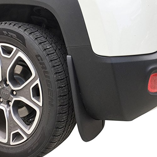 Red Hound Auto 2015-2020 Compatible with Jeep Renegade Mud Flaps Mud Guards Splash Protectors Rear 2pc Set
